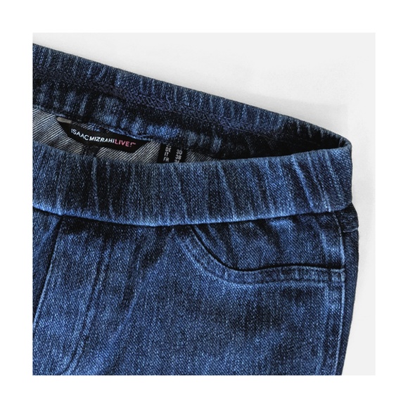 Isaac Mizrahi Live! Stretch Knit Denim Crop Jeans - Picture 4 of 5